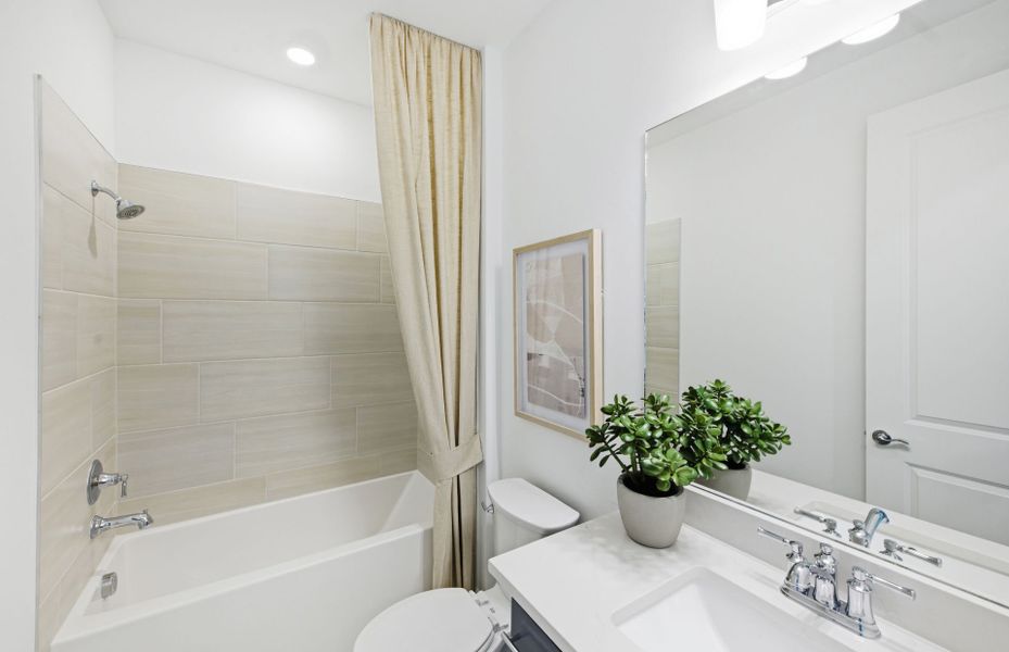 Representative furnished interior of a home built from the Crestmere by Pulte Homes in Reagan Landing, Bradenton (Image 18). Representative furnished interior of a home built from the Crestmere by Pulte Homes in Reagan Landing, Bradenton (Image 18).