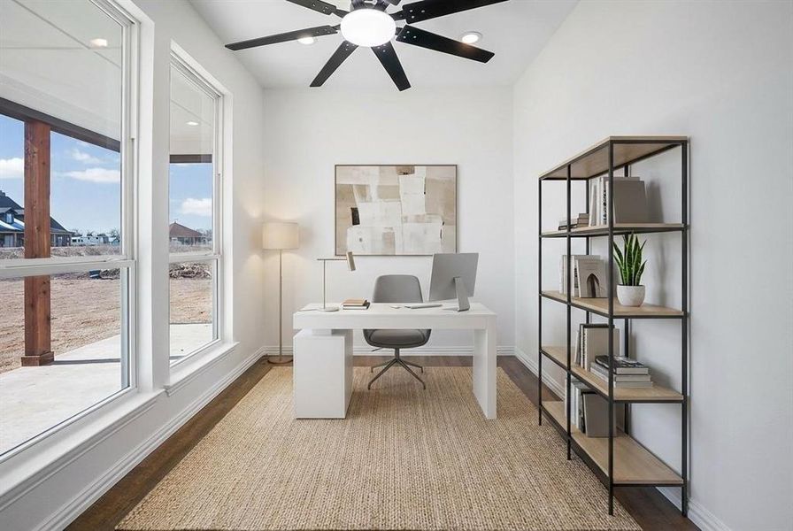 Furnished interior view inside a new home in , Celeste (Image 7).