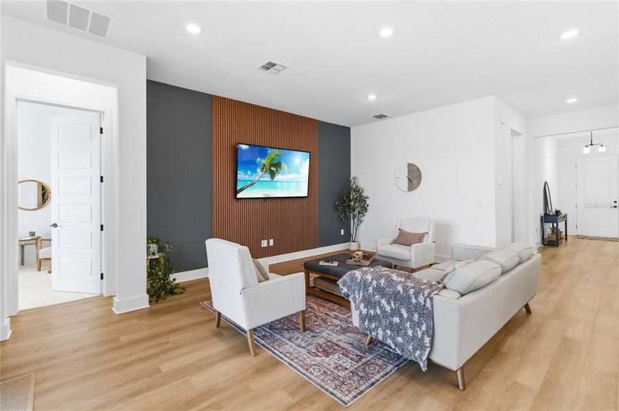 Furnished interior view inside a new home in , Winter Garden (Image 13). Furnished interior view inside a new home in , Winter Garden (Image 13).
