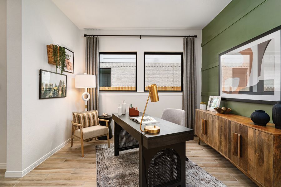 Furnished interior view inside a new home in Audubon 45' Homesites, Magnolia (Image 11).