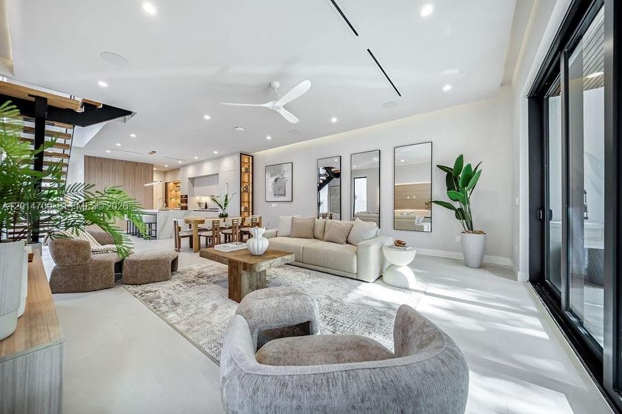Furnished interior view inside a new home in , Fort Lauderdale (Image 12).