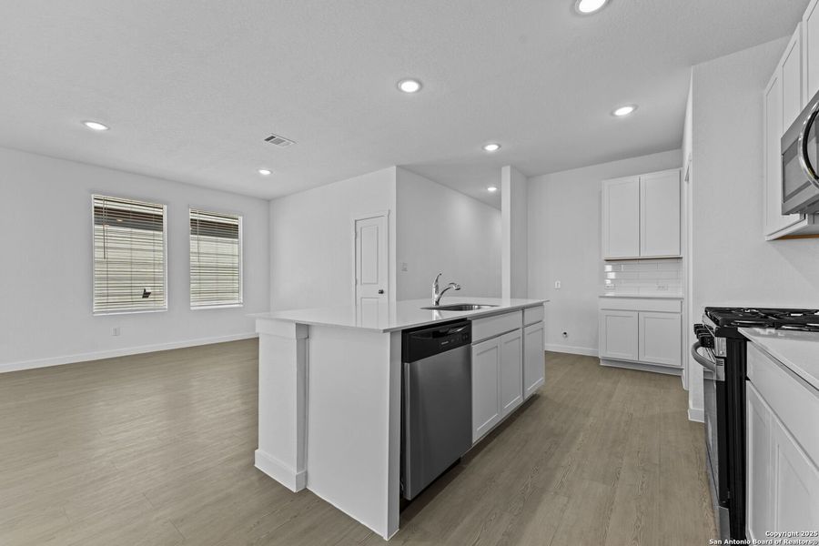 Furnished interior view inside a new home in , New Braunfels (Image 7). Furnished interior view inside a new home in , New Braunfels (Image 7).