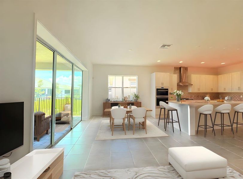 Furnished interior view inside a new home in , St. Cloud (Image 19).