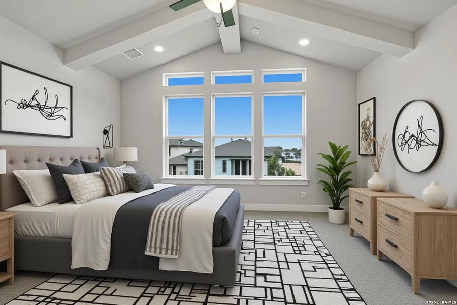 Furnished interior view inside a new home in Esperanza, Boerne (Image 8).