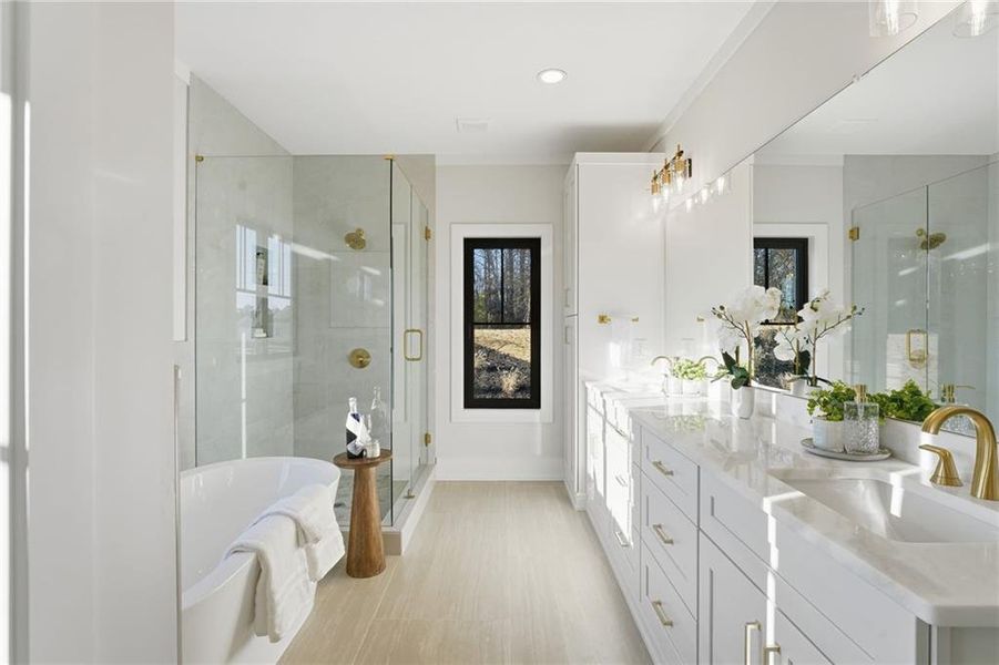 Furnished interior view inside a new home in , Canton (Image 40). Furnished interior view inside a new home in , Canton (Image 40).