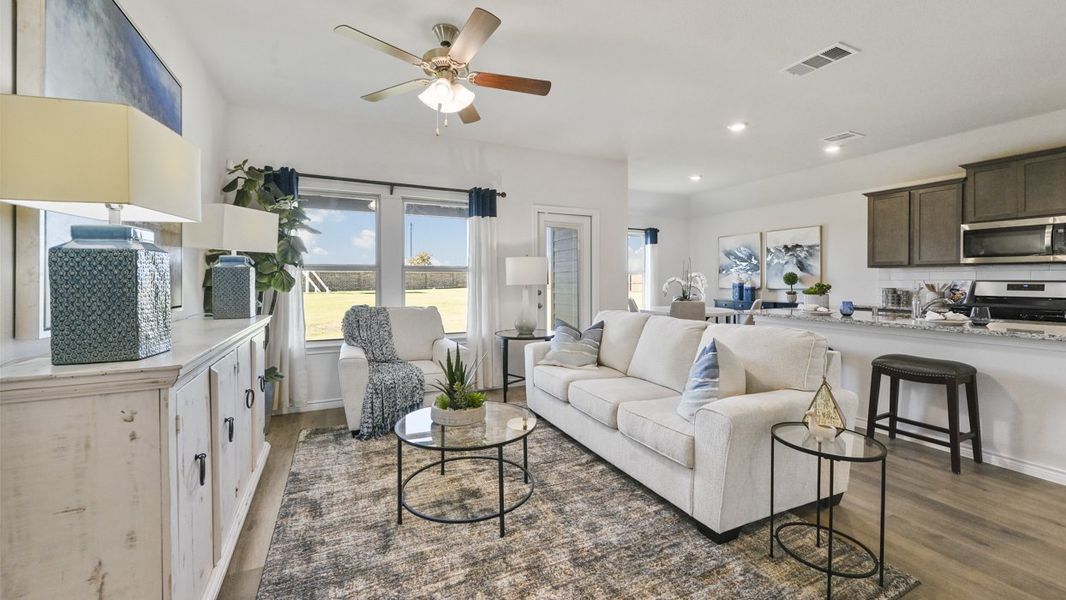 Furnished interior view inside a new home in Windchime, Celina (Image 4).