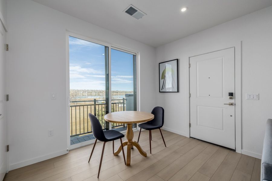 Furnished interior view inside a new home in The Scene at Sloan's Lake, Denver (Image 10).