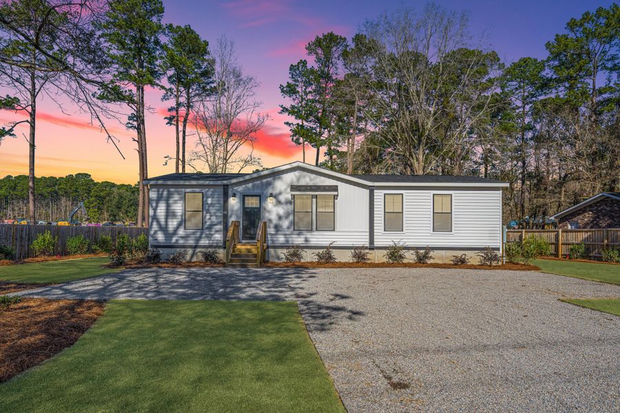 Exterior details and patio area of a home in , Summerville (Image 17).