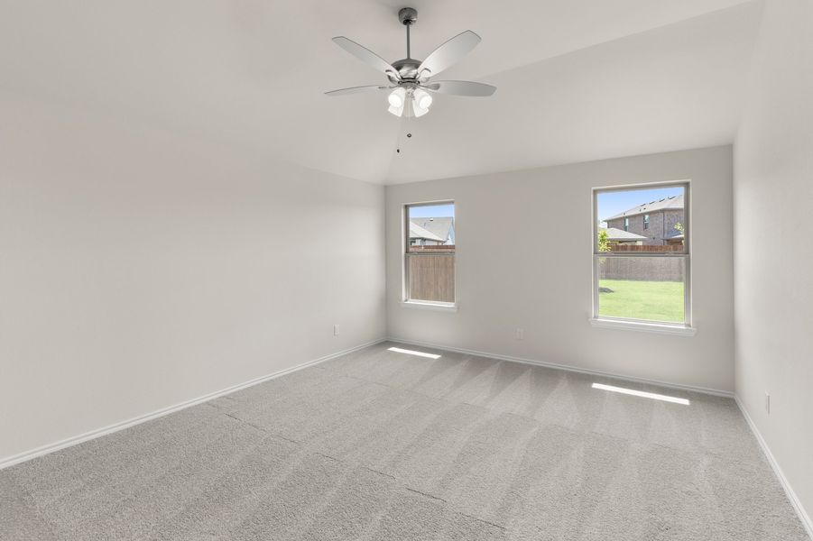 Front exterior of a new home in Northspur, Terrell, TX, highlighting curb appeal (Image 12).