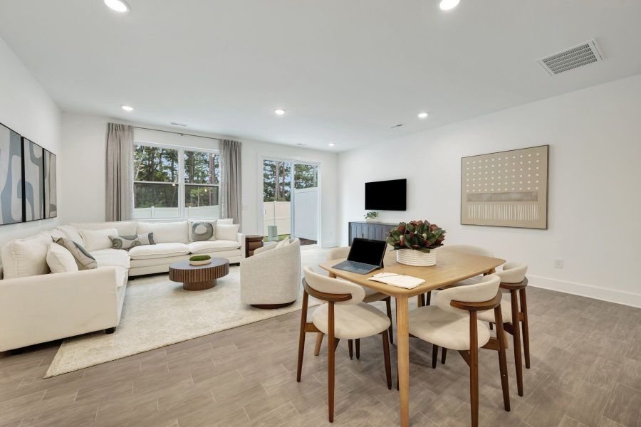Representative furnished interior of a home built from the Aurora by Mattamy Homes in Ashmore Townes, Garner (Image 4).