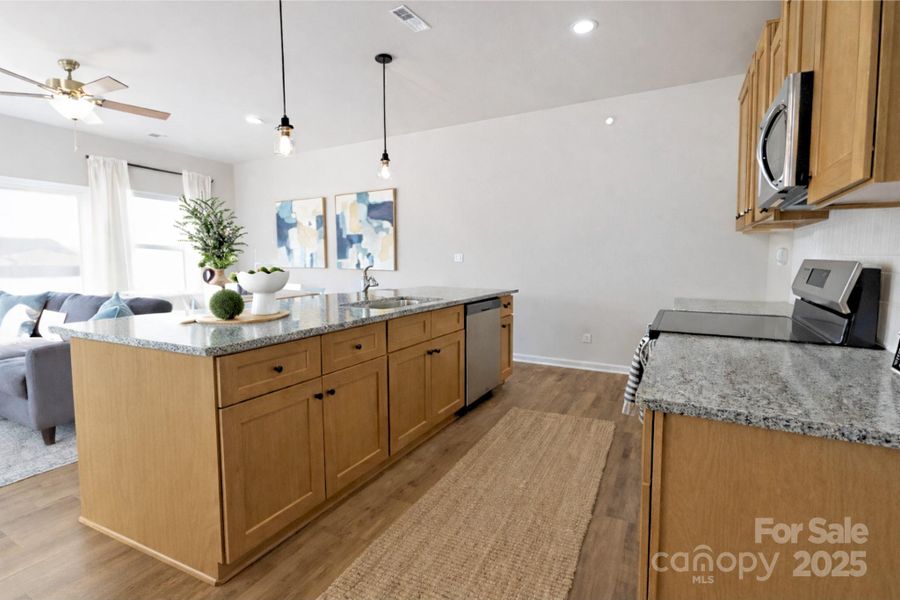Furnished interior view inside a new home in , Charlotte (Image 14).
