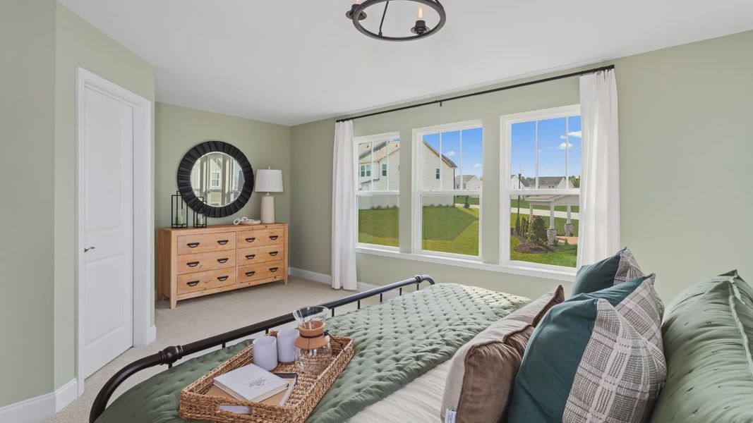 Furnished interior view inside a new home in Spring Village Townhomes, Angier (Image 10).