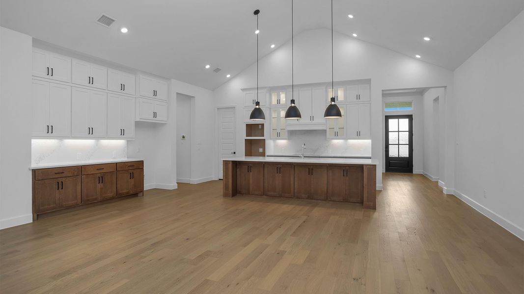 Furnished interior view inside a new home in Fulshear Lakes 80', Fulshear (Image 5).