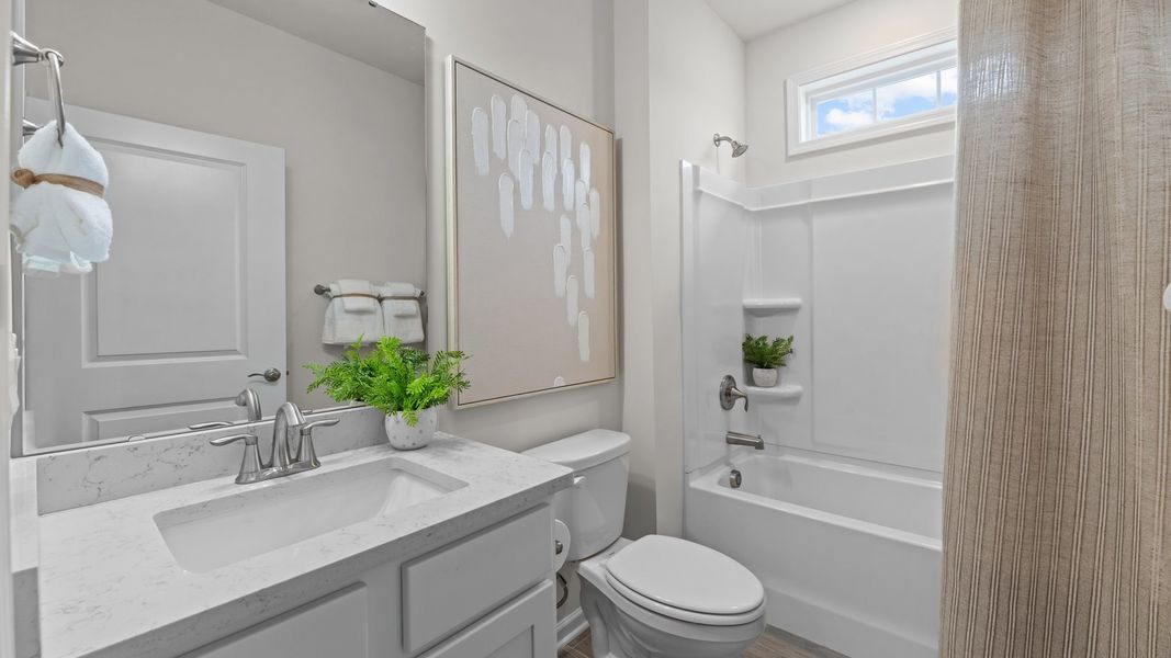 Representative furnished interior of a home built from the Clifton by D.R. Horton in The Villas at Collinswood, Aberdeen (Image 7).