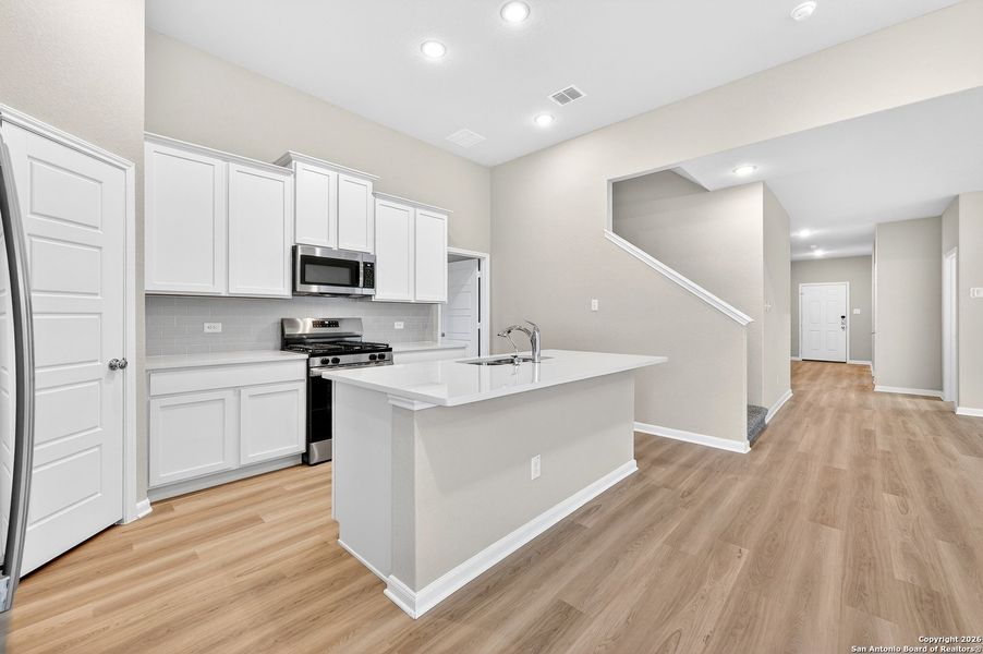 Furnished interior view inside a new home in Winding Brook, San Antonio (Image 12).