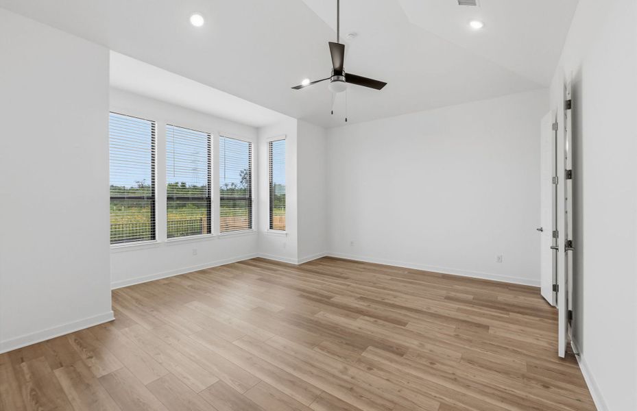 Representative unfurnished interior of a home built from the Ferris by Pulte Homes in Kuempel Estates, Pflugerville (Image 24). Representative unfurnished interior of a home built from the Ferris by Pulte Homes in Kuempel Estates, Pflugerville (Image 24).