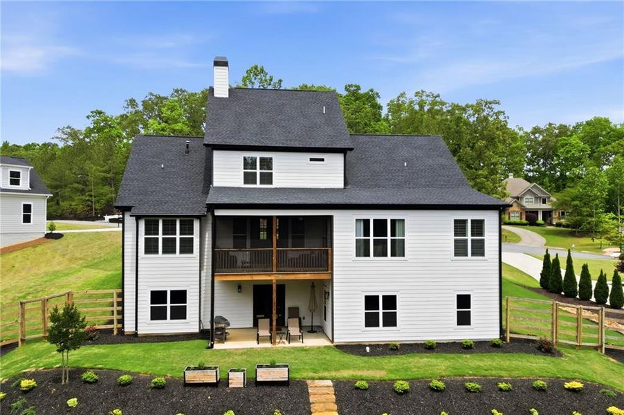 Exterior details and patio area of a home in , Canton (Image 3).