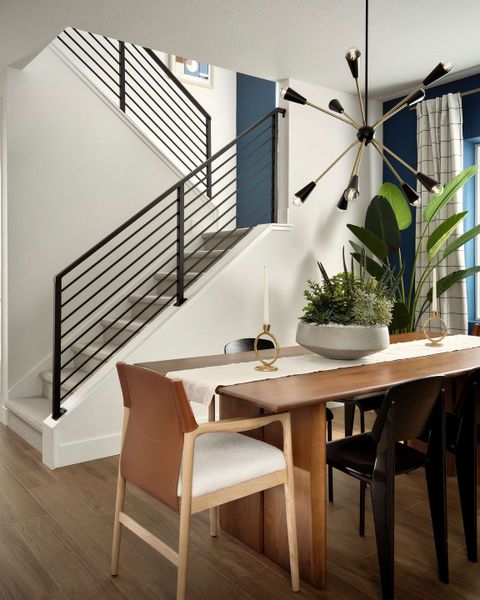 Furnished interior view inside a new home in Painted Prairie, Aurora (Image 13).