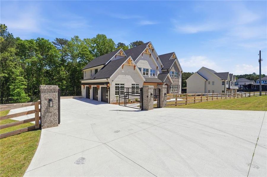 Front exterior of a new home in , Bethlehem, GA, highlighting curb appeal (Image 25).