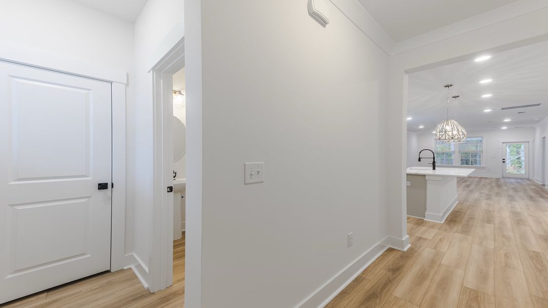 Representative furnished interior of a home built from the Colleton by DRB Homes in Creekside at Andrews, Summerville (Image 11).