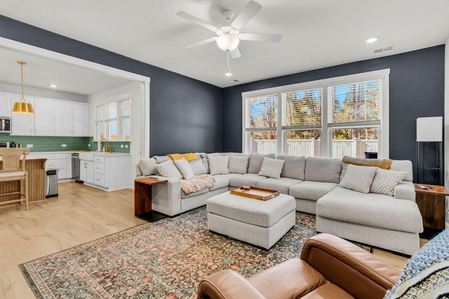 Furnished interior view inside a new home in , Ravenel (Image 18).