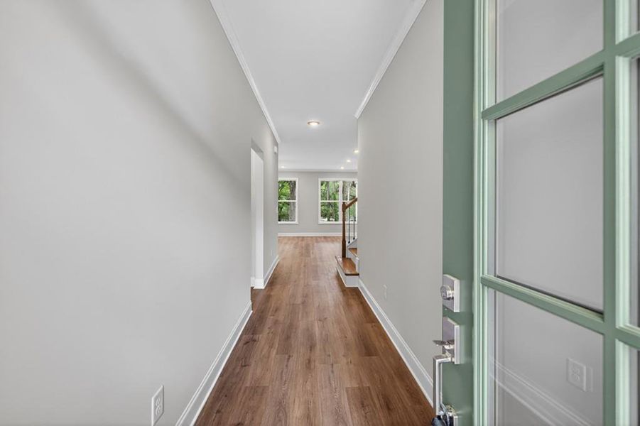 Spacious, unfurnished interior of a new home in , Sugar Hill (Image 41).