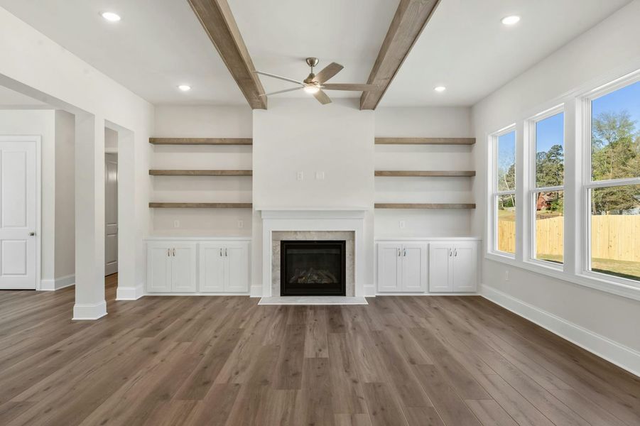 Representative unfurnished interior of a home built from the The Primrose by Windsong Properties in Ashbury Commons, Powder Springs (Image 16). Representative unfurnished interior of a home built from the The Primrose by Windsong Properties in Ashbury Commons, Powder Springs (Image 16).