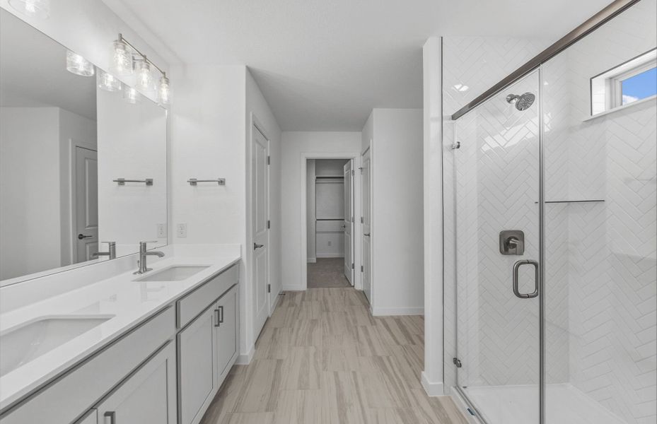 Furnished interior view inside a new home in Santa Rita Ranch, Liberty Hill (Image 8).