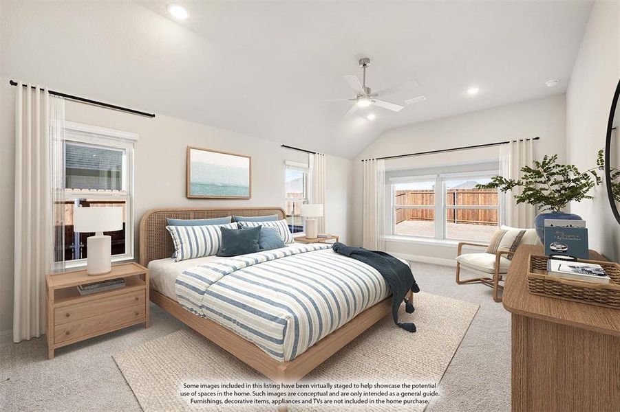 Furnished interior view inside a new home in Georgetown at Kings Fort, Kaufman (Image 7).