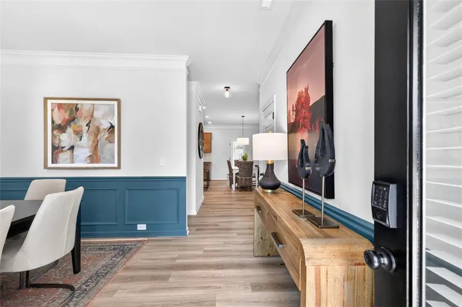 Furnished interior view inside a new home in The Stiles, Cartersville (Image 15).