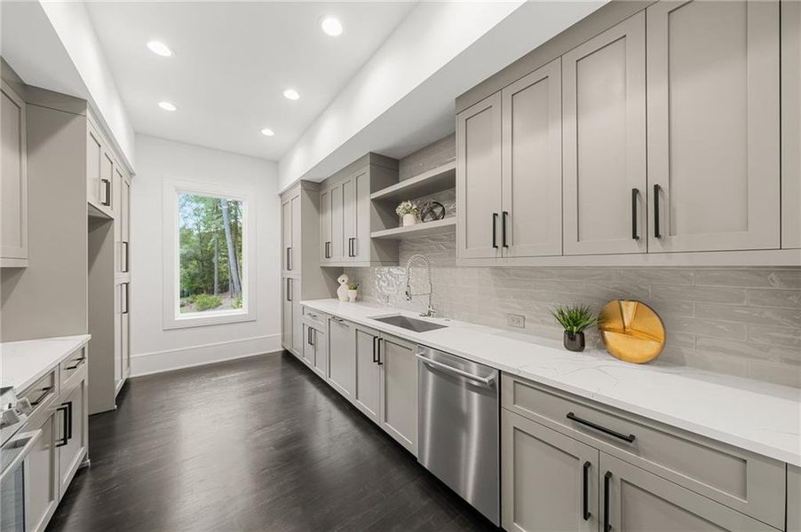 Furnished interior view inside a new home in , Sandy Springs (Image 37).