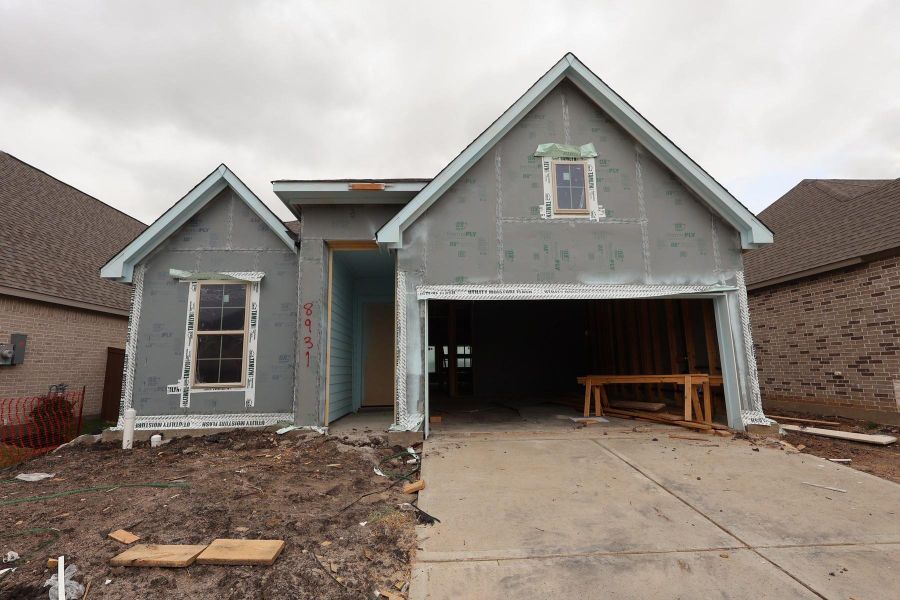 In-progress construction of a new home in Meridiana - Terrace Collection, Manvel, TX (Image 4).