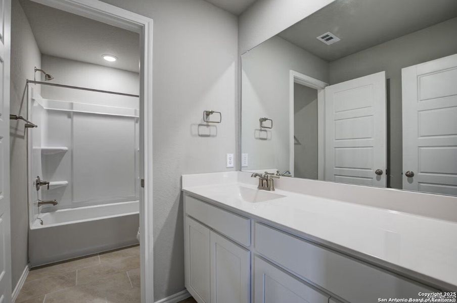 Furnished interior view inside a new home in Horizon Pointe, Converse (Image 10).