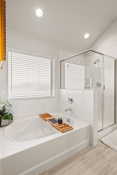 Furnished interior view inside a new home in Timberbrook, Justin (Image 26).