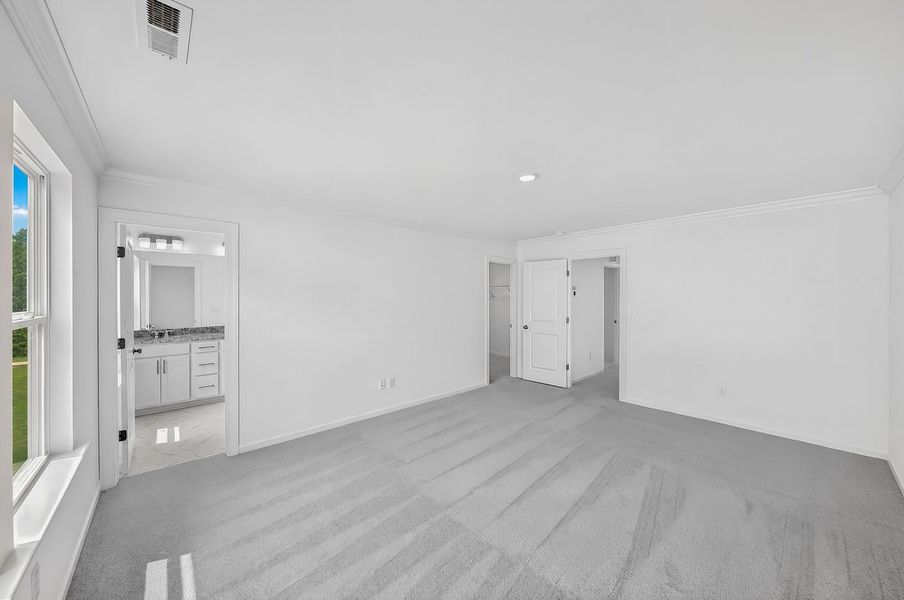 Spacious, unfurnished interior of a new home in Magnolia Townes, Wendell (Image 12).