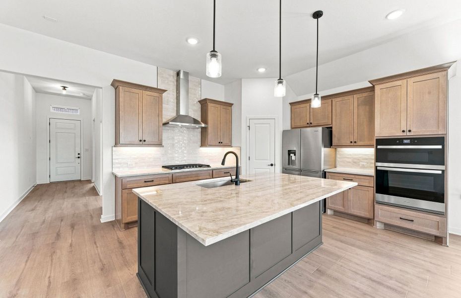 Representative furnished interior of a home built from the Elliott by Pulte Homes in West Cypress Hills, Spicewood (Image 16).