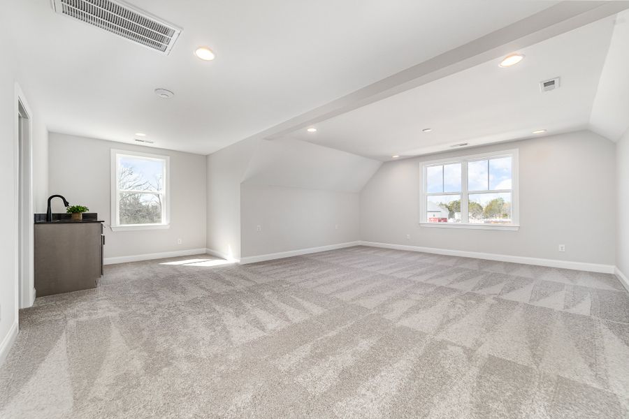 Representative unfurnished interior of a home built from the Madison by Greybrook Homes in Harbor Watch, Statesville (Image 23).