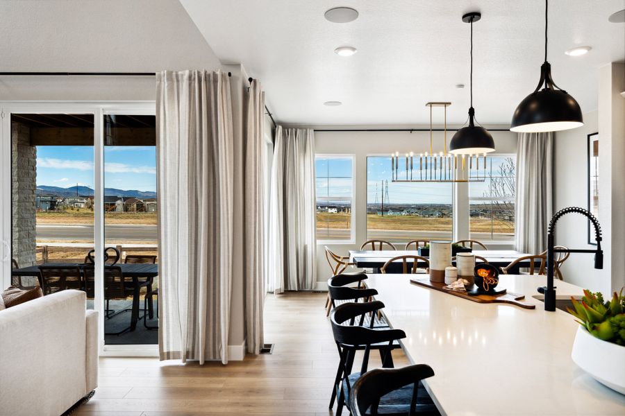 Furnished interior view inside a new home in Sterling Ranch Ascent Village, Littleton (Image 15).