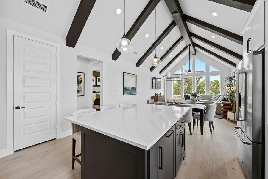Furnished interior view inside a new home in Candela South, Richmond (Image 12).