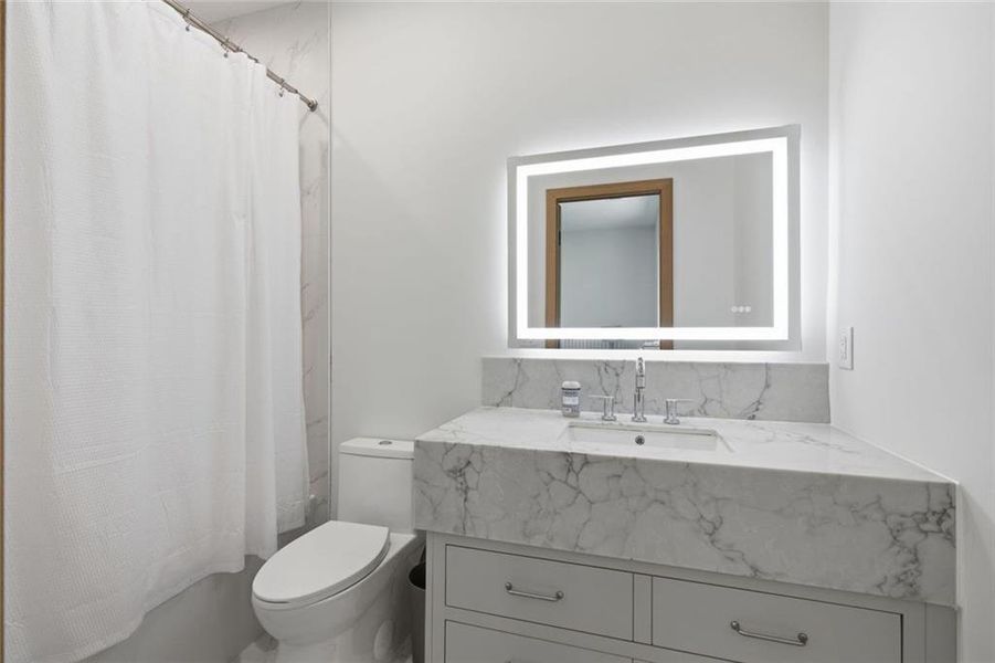 Furnished interior view inside a new home in , Alpharetta (Image 15).