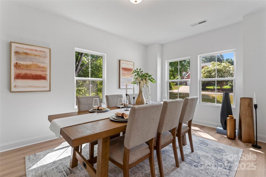 Furnished interior view inside a new home in , Harrisburg (Image 9).