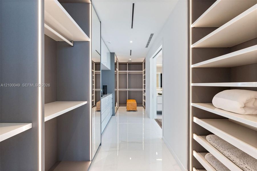Furnished interior view inside a new home in , Miami (Image 13).