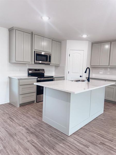 Furnished interior view inside a new home in , Springtown (Image 2).