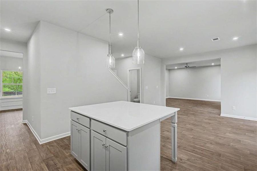 Furnished interior view inside a new home in The Reserve at Chapel Hill Phase II, Douglasville (Image 12).