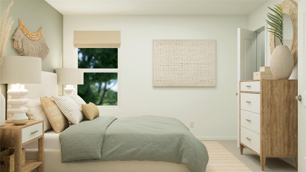 Furnished interior view inside a new home in Firefly Pointe, Hutto (Image 17).