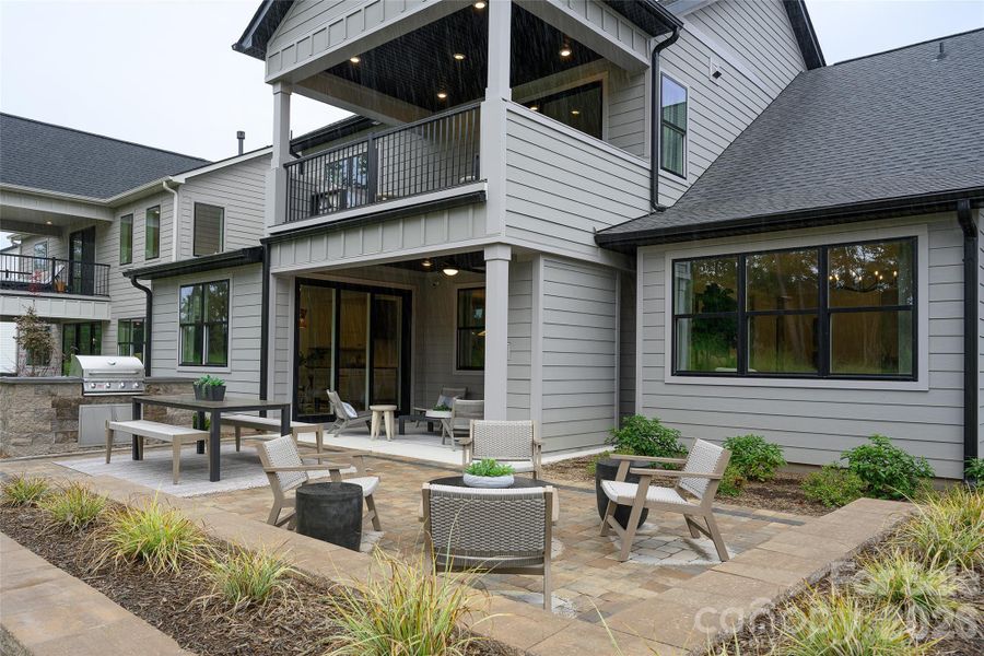 Two-story Deck - Model Home Photo Example Only Two-story Deck - Model Home Photo Example Only