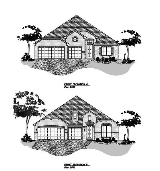 Exterior rendering of this home design in River Ranch, Dayton, TX (Image 3). Exterior rendering of this home design in River Ranch, Dayton, TX (Image 3).
