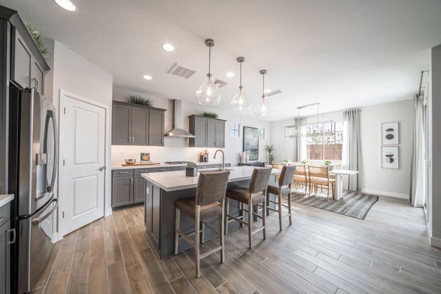 Furnished interior view inside a new home in Hawes Crossing, Mesa (Image 5).