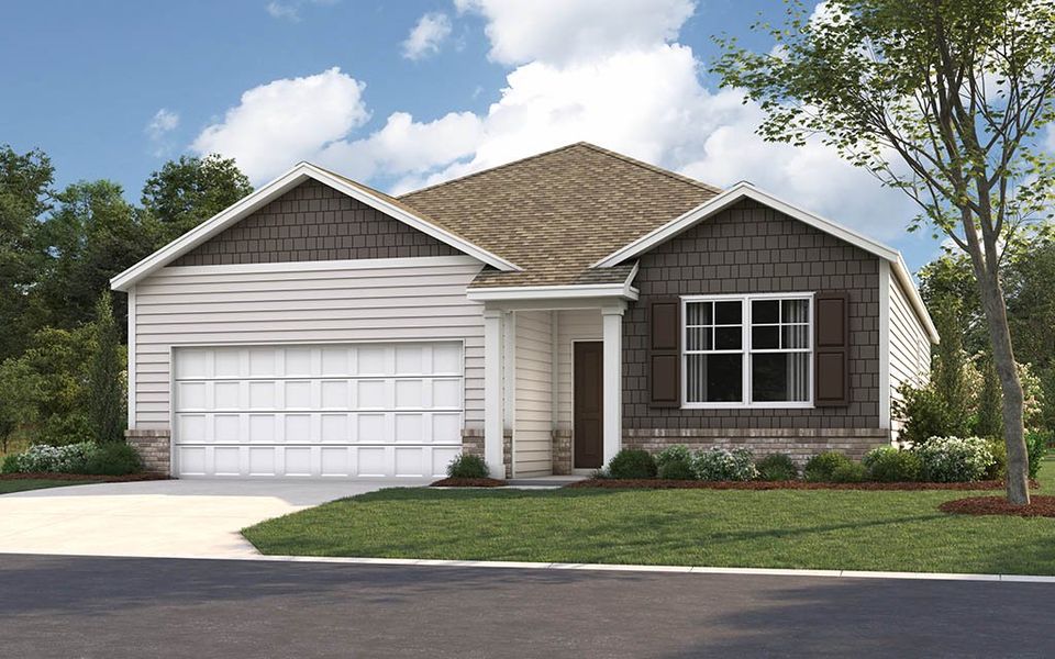 Representative exterior photo of a completed home built from the Aria by D.R. Horton in Isabel Estates, Knoxville, TN (Image 21).