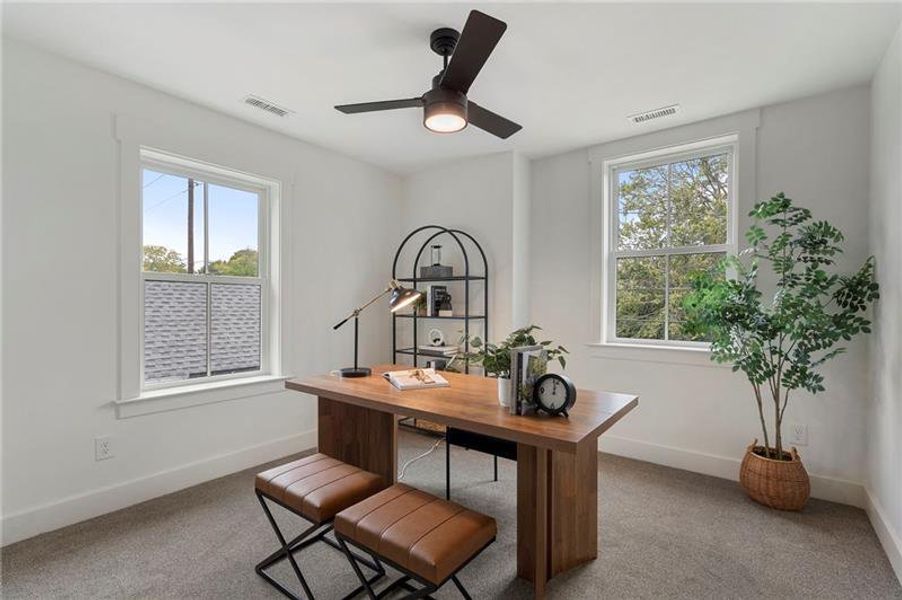 Furnished interior view inside a new home in , Atlanta (Image 16).